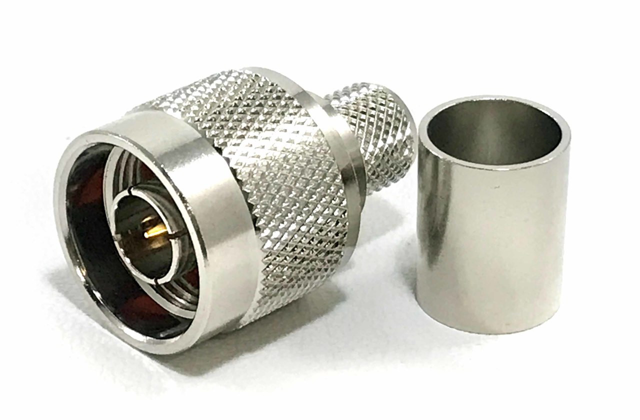 Type N Male Connector for LMR400 / LMR400UF / LOW400 / RG8U / RG213