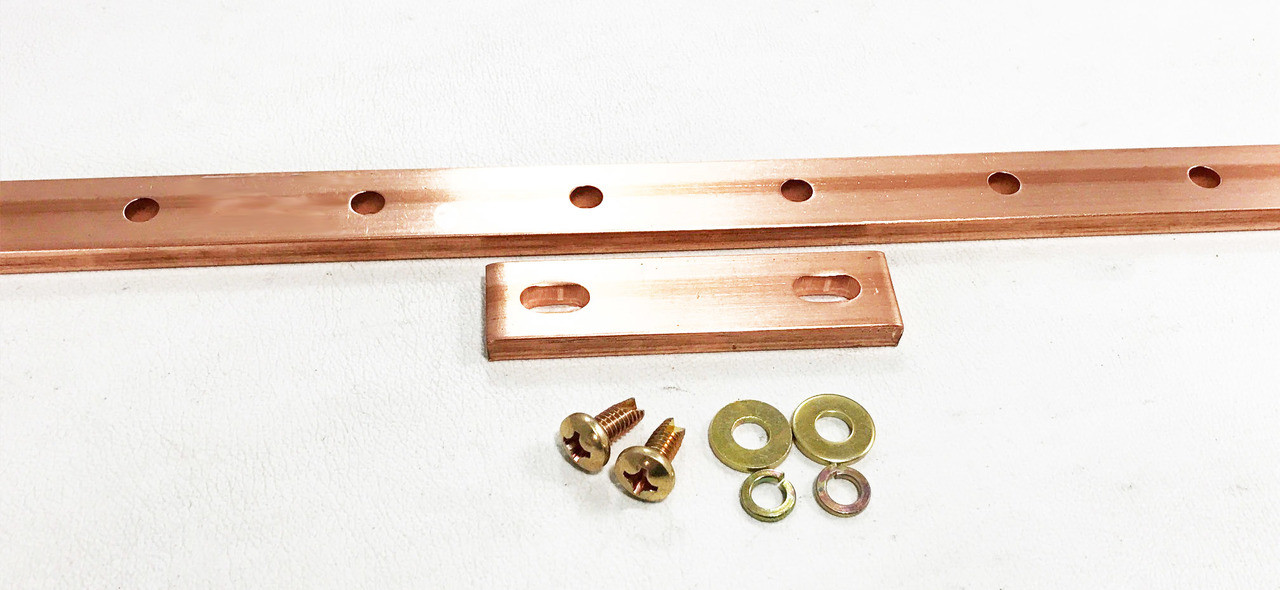 SB57903 Equivalent 3/4" x 19" Horizontal Rack Mount Bus Bar with