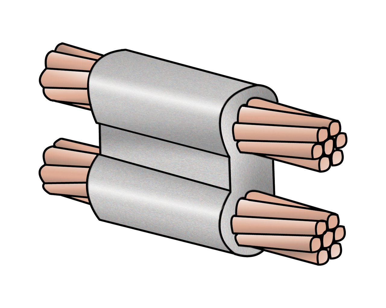 Solid Parallel Exothermic Molds - 2 AWG SOLID TO 2 AWG SOLID PARALLEL CONNECTION - TXM ...