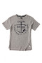 Grey printed black, Gant Tee