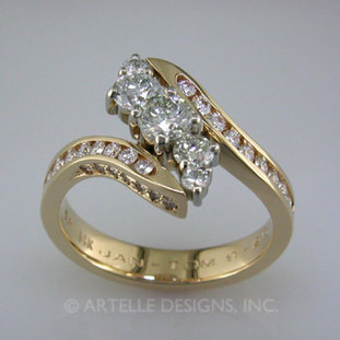 Ladies diamond engagement ring- wed 79