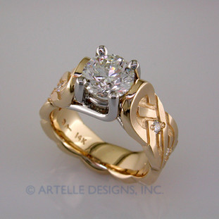 ladies diamond engagement ring- wed 265