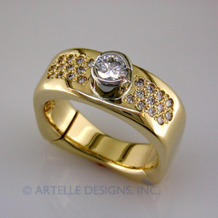 ladies diamond engagement ring- wed 267