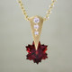 This Garnet snowflake and Diamond Piercette® pendant will melt your heart. Dangling in 14 karat yellow gold, with an 8mm custom cut deep red Garnet snowflake and sprinkled with .07ct. T.W. Ideal cut Diamonds.
The Garnet snowflake gemstone is custom cut, exclusively for us, in Canada. Includes a 14 karat yellow gold 1.2mm diamond cut rope chain, 16 inches long. Pendant measures 5/8" long.
Designed and handmade by the artist Stuart J.
A Piercette® is a patented method of setting, with a gemstone that moves. The gem is set so that it swivels with every movement of the wearer, exhibiting extra sparkle. This Garnet snowflake and Diamond Piercette® pendant will melt your heart. Dangling in 14 karat yellow gold, with an 8mm custom cut deep red Garnet snowflake and sprinkled with .07ct. T.W. Ideal cut Diamonds.
The Garnet snowflake gemstone is custom cut, exclusively for us, in Canada. Includes a 14 karat yellow gold 1.2mm diamond cut rope chain, 16 inches long. Pendant measures 5/8" long.
Designed and handmade by the artist Stuart J.
A Piercette® is a patented method of setting, with a gemstone that moves. The gem is set so that it swivels with every movement of the wearer, exhibiting extra sparkle.