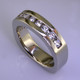 Anniv 37 - Diamond anniversary band custom made for customers engagement ring.