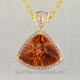 Pend 255b- For a special anniversary, and a special birthday, this lucky woman received this spectacular custom designed 16 carat Sunburst Madiera Citrine pendant, highlighted with a row of ideal cut diamonds in 18 Karat Yellow gold.