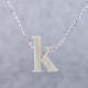What's your story? Begin with this Little "K" initial solid Sterling Silver pendant. Wear it alone, with other pendants, or layered with other necklaces. Comes with a sterling silver ball chain, 16 inches long. The pendant measures 1/4 inch long. Too cute!
Signified by a feminine sensibility and optimistic charm, Alex Woo's Little Icon Collections reinvent familiar symbols from the world around us into fresh and expressive designs.
Designed and handcrafted in our studio. What's your story? Begin with this Little "K" initial solid Sterling Silver pendant. Wear it alone, with other pendants, or layered with other necklaces. Comes with a sterling silver ball chain, 16 inches long. The pendant measures 1/4 inch long. Too cute!
Signified by a feminine sensibility and optimistic charm, Alex Woo's Little Icon Collections reinvent familiar symbols from the world around us into fresh and expressive designs.
Designed and handcrafted in our studio.