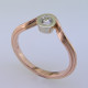 If you like unique, this rose gold diamond ring is for you. Clean simple lines make this ring feel light and modern. The beautiful .20ct. center diamond is floating in a 14karat white gold bezel. Wear it as a diamond engagement ring, or a fun pinky ring. Add our Dani Rose diamond eternity wedding band to complete the look. Call for details on how we can make it custom designed for you. Finger size 6 3/4.
Custom made by the artist Stuart J. If you like unique, this rose gold diamond ring is for you. Clean simple lines make this ring feel light and modern. The beautiful .20ct. center diamond is floating in a 14karat white gold bezel. Wear it as a diamond engagement ring, or a fun pinky ring. Add our Dani Rose diamond eternity wedding band to complete the look. Call for details on how we can make it custom designed for you. Finger size 6 3/4.
Custom made by the artist Stuart J.