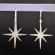 These earrings are not only beautiful, but the proceeds go to the Be the Light Charity. Sterling silver stars hanging on silver wires. Measures 1 3/4 inches long. Check out the website at www.urban-light.org.  Made in Istanbul.