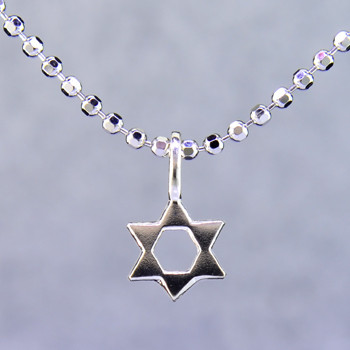 What's your story? Wear this Mini Star of David, in sterling silver, alone, as an accent to a layered look, or with another pendant. Too cute!

Signified by a feminine sensibility and optimistic charm, Alex Woo's Little Icon Collections reinvent familiar symbols from the world around us into fresh and expressive designs.

Designed and handcrafted by Alex Woo in New York City.