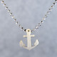 What's your story? Begin with this Little Anchor, solid Sterling Silver pendant. Wear it alone, with other pendants, or layered with other necklaces. Comes with a sterling silver ball chain, 16 inches long. The pendant measures 1/4 inch long. Too cute!
Signified by a feminine sensibility and optimistic charm, Alex Woo's Little Icon Collections reinvent familiar symbols from the world around us into fresh and expressive designs.
Designed and handcrafted by Alex Woo in New York City. What's your story? Begin with this Little Anchor, solid Sterling Silver pendant. Wear it alone, with other pendants, or layered with other necklaces. Comes with a sterling silver ball chain, 16 inches long. The pendant measures 1/4 inch long. Too cute!
Signified by a feminine sensibility and optimistic charm, Alex Woo's Little Icon Collections reinvent familiar symbols from the world around us into fresh and expressive designs.
Designed and handcrafted by Alex Woo in New York City.