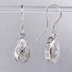 You will feel captivated by the feel of modern and vintage in these elegant drop earrings. 14 karat white gold with .30 carats of sparkling ideal cut diamonds. These beautiful diamond earrings measure 1/2 inch long, and dangle from hand-made wires.
Designed and created in our studio by the artist Stuart J. You will feel captivated by the feel of modern and vintage in these elegant drop earrings. 14 karat white gold with .30 carats of sparkling ideal cut diamonds. These beautiful diamond earrings measure 1/2 inch long, and dangle from hand-made wires.
Designed and created in our studio by the artist Stuart J.