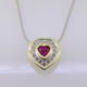 Timeless and elegant ruby and diamond halo heart pendant with a sophisticated flare. Custom designed with .23ct. of pave' set ideal cut diamonds, makes this pendant sparkle like crazy. A beautiful .55ct. created heart shaped ruby is the focal point of this diamond pave' halo. This diamond pendant is set in a 14karat green gold bezel to accentuate it's color. Not a single prong to worry about. The diamond pendant is made in 14 karat white gold, with a 14 karat green gold accent border around the diamonds. You will love the custom touches of this sweet pendant, like the beautiful open design on the underside. Measures 1/2 long. Hangs on a .09mm 14 karat white gold snake chain 20".
As with all our designs, we will make this any way you like, with any gemstones you like.
Custom designed and handcrafted in our studio by the artist Stuart J. Timeless and elegant ruby and diamond halo heart pendant with a sophisticated flare. Custom designed with .23ct. of pave' set ideal cut diamonds, makes this pendant sparkle like crazy. A beautiful .55ct. created heart shaped ruby is the focal point of this diamond pave' halo. This diamond pendant is set in a 14karat green gold bezel to accentuate it's color. Not a single prong to worry about. The diamond pendant is made in 14 karat white gold, with a 14 karat green gold accent border around the diamonds. You will love the custom touches of this sweet pendant, like the beautiful open design on the underside. Measures 1/2 long. Hangs on a .09mm 14 karat white gold snake chain 20".
As with all our designs, we will make this any way you like, with any gemstones you like.
Custom designed and handcrafted in our studio by the artist Stuart J.