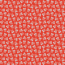 Strawberry Biscuit - Daisy Red 1/2 Metre Length