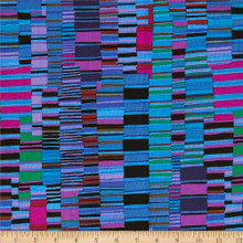 Shirt Stripe - Cobalt 1/2 Metre Length