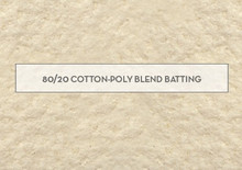 Batting 80/20 - 80% Cotton 20% Polyester mix