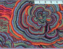  Tree Fungi Teal PWPJ082 per 1/2 metre length