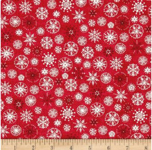 Scandi Christmas snow flake  per half metre length
