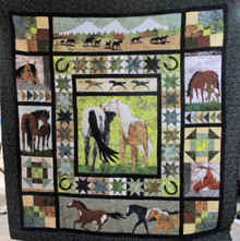 Horsin Around  - Block of the Month or as a full Kitset  -see break down below for BOM