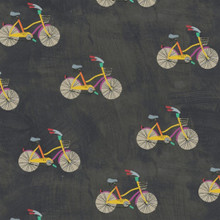 Wonder 50516-5 charcoal bicycles  per half metre length