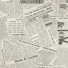 Wonder 108 newspaper quilt back by Carrie Bloomston  - per half metre length