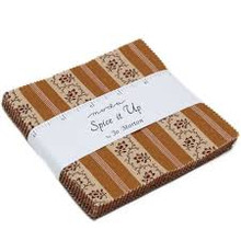Moda Spice it up by Jo Norton 5" charm squares