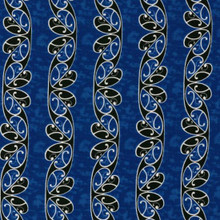 Koru Col 102 Blue #85060 New Zealand  -  per 1/2 meter length
