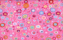 Roman Glass Pink  1/2 Metre Length