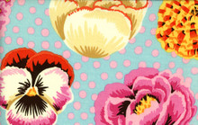 Big Blooms Duck Egg  1/2 Metre Length