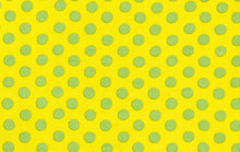 Spots Yellow   1/2 Metre Length
