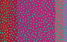 Ombre Red   1/2 Metre Length