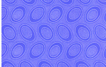 Aboriginal Iris   1/2 Metre Length