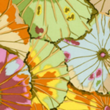 JADE Lotus Leaf Kaffe Classics  1/2 Metre Length