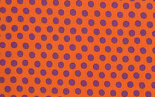KF Classics - Spot - Orange  1/2 Metre Length