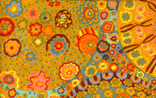 KF Classics - Millefiore - Orange  1/2 Metre Length