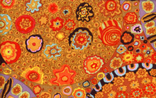 KF Classics - Millefiore - Brown  1/2 Metre Length