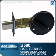 Schlage B580 Deadbolt - No trim x thumbturn