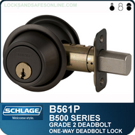 Schlage B561P - One-way cylinder x blank plate