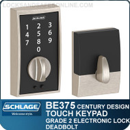 Schlage BE375-CEN - Century Style Schlage Touch Keypad Electronic Deadbolt