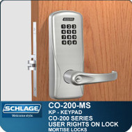 Standalone Electronic Keypad Locks | Schlage CO-200-Mortise