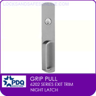 PDQ 6202 Grip Pull Trim | Night Latch | For PDQ 6202 Exit Devices