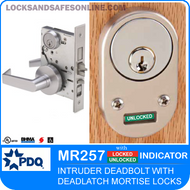Intruder Deadbolt with Deadlatch Mortise Lock | PDQ MR257