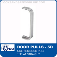 Door Pulls - 1" Flat Straight | PDQ 5 Series (5D)