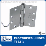 PDQ ELM 3 Electrified Hinges |  Concealed electric monitor