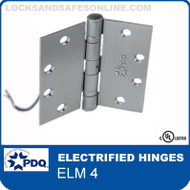 PDQ Electrified Hinges | ELM 4 – Concealed electric through-wire and monitor