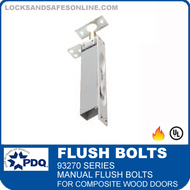 93270 Series Manual Flush Bolts For Composite Wood Doors