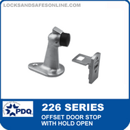 PDQ 226 Series Offset Door Stop with Hold Open