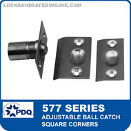 PDQ 577 Series Adjustable Ball Catch - Square Corners