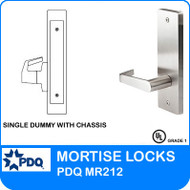 Grade 1 Single Dummy With Chassis Non Cylinder | PDQ MR212 | F Series Escutcheon Trim