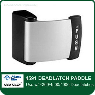 Adams Rite 4591 Deadlatch Paddle for 4300/4500/4900 Deadlatches